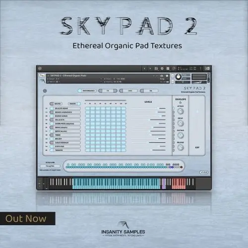 Insanity Samples SKYPAD 2 Ethereal Organic Pads KONTAKT