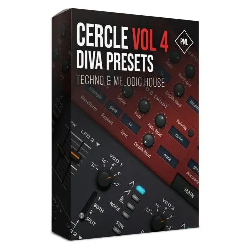 Production Music Live Cercle Sounds Vol 4 - Diva Preset Pack for Techno & Melodic House