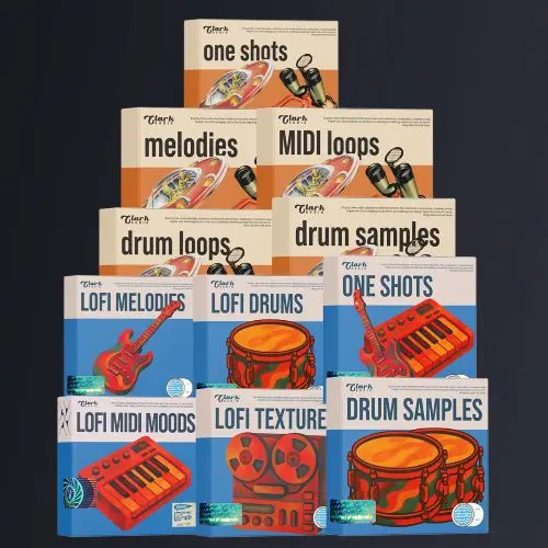 Clark Audio Lofi Sample Collection WAV MIDI