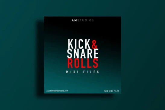 Allan Morrow AM Studios Kick & Snare Rolls [50 x MIDI Patterns]