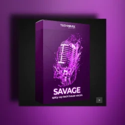 Tech House Market SAVAGE - Tech House Vocal Sample Pack WAV