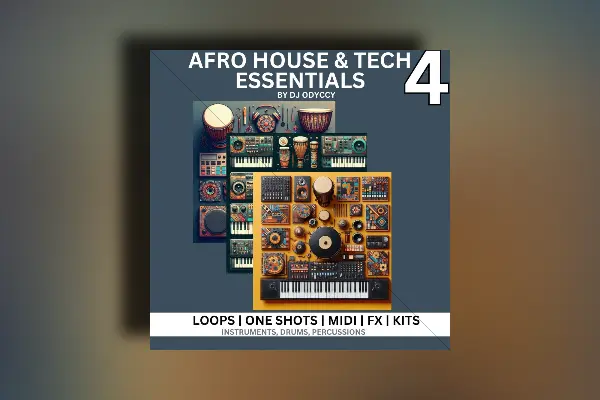 DJ Odyccy Afro House & Tech Essentials Vol.4 WAV MIDI