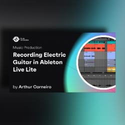 Music Hackspace Recording Electric Guitar in Ableton Live Lite by Arthur Carneiro TUTORIAL